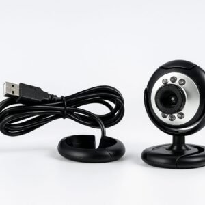 Frontech E-Cam FT-2251 USB Plug & Play Webcam with Built-in Mic & LED Light